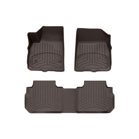Weathertech Cocoa, Front and Rear FloorLiner HP 4715741-4710802IM