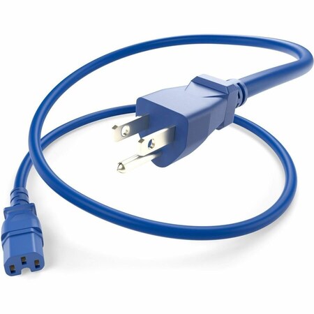 Unc Group POWER CORD 5-15P TO C15 15AMP BLUE 2FT PWCD-515PC15-15A-02F-BLU