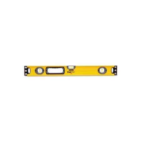 Stanley Fatmax Non-Magnetic Level, 24 in, 3 Vials, Box Beam, Aluminum 680-43-524