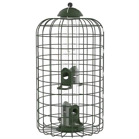 Stokes Select Wild Bird Feeder, 17-13/16 in H, 1.1 qt, Black, Hanging Mounting 38002