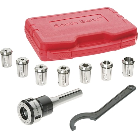 South Bend 8-Piece Quick Change Collet Set, R8 SB1348
