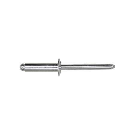 Auveco Blind Rivet Aluminum Dome 3/8in Diameter 3/16in Grip 3/8in - 1/2in, 500PK 8939