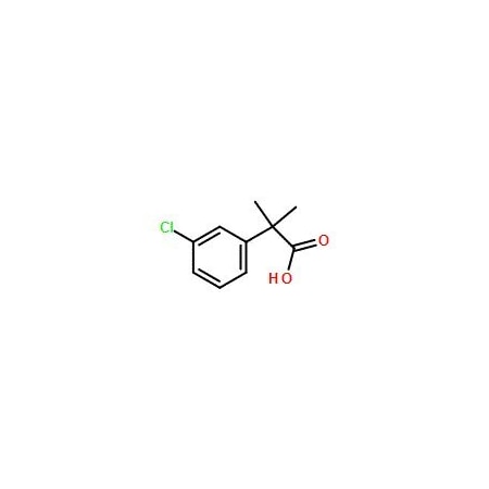 Ak Scientific 2-(3-Chlorophenyl)-2-methylpropanoic acid (10g), CAS 64798-35-2 7381AE-10g