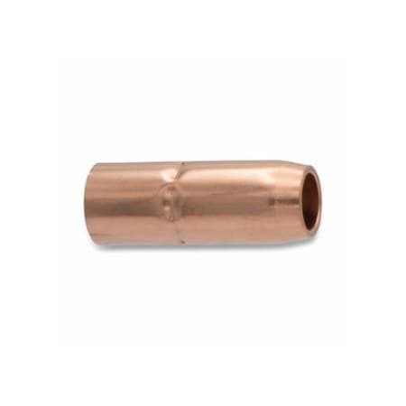 Best Welds MIG Gun Nozzle, Flush, 5/8 in Bore, For Miller Style, Copper, 2PK 900-169-726