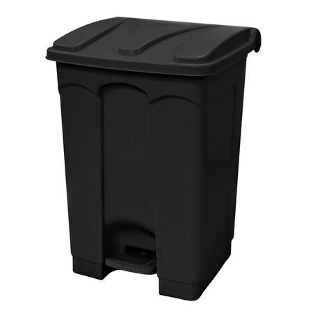 Quantum Storage Systems Step-On Contianer, 12 Gallon, Black CSO-12BK