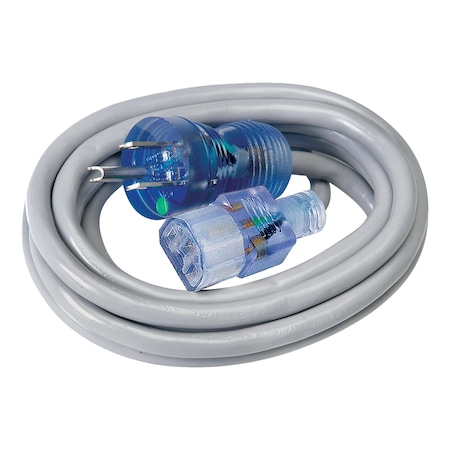 Electri-Cord Power Strip, Hospital Grade, 5-15P, 10 ft. 113894