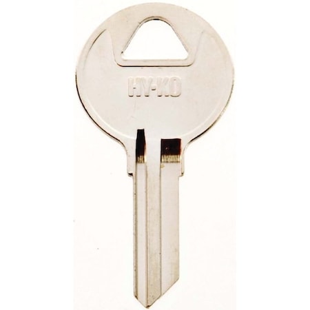 Hy-Ko Key Blank, Brass, Nickel, For: National Cabinet Locks 11010RO1