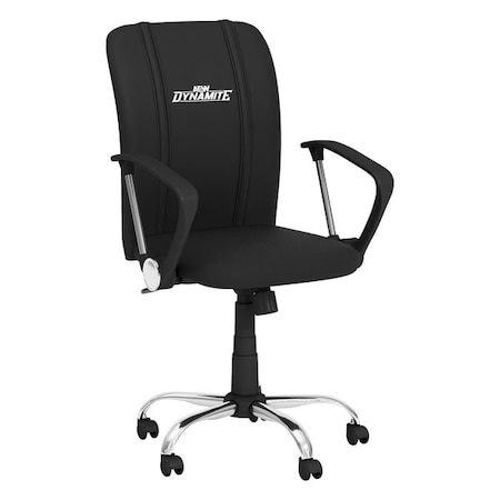 Dreamseat Curve Task Chair with All Elite Wrestling Dynamite White Logo XZOCCURVE-PSAEW0004