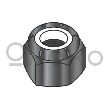 Oxoxo 5/16-24 NE Nylon Insert Hex Lock Nut 18 8 Stainless Steel Black Oxide and Oil, 1000PK 439232