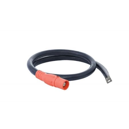 Power Assemblies Type W Pigtail 400A 4/0 AWG Series 16 Male Camlock to Lug 6 ft, Orange 40TW16006MLO