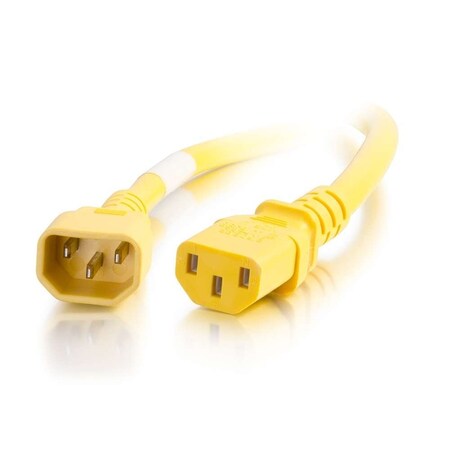 C2G 4Ft C14 To C13 18/3 Sjt Yellow 17496