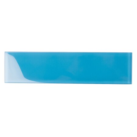 Apollo Tile Cerulean Blue 3 in x 12 in Glass Glossy Wall Subway 5 sqft/case, 20PK APLA88143 3X12A