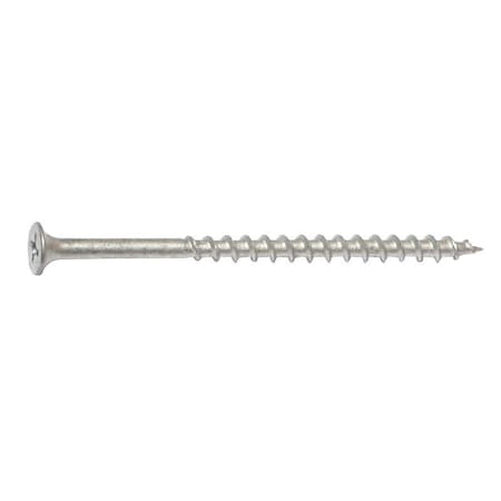 Midwest Fastener Deck Screw, #8 x 3 in, Steel, Flat Head, Phillips Drive M10519