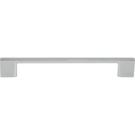 Designperfect 6-5/16'' Center-to-Center Square Cabinet Pull, Polished Chrome, 10PK DPA10S795PC