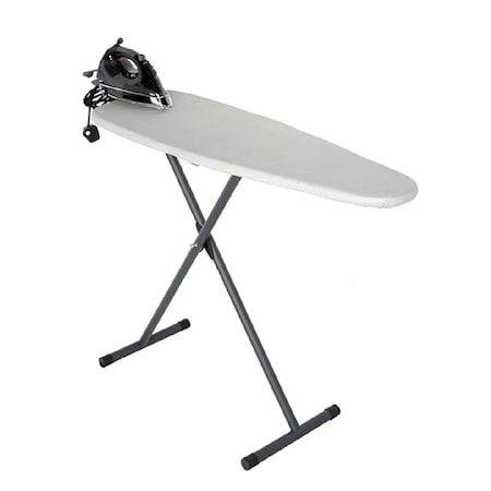 Rdi Iron Board Standard T Leg White w/ gray cover 53 x 13 4cs, 4PK IRN-BRD-WHT