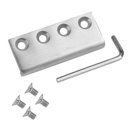 Renin Spectrum Series BD125-SS Track Joiner Kit, 250 lb, Satin Nickel BDB125-SN