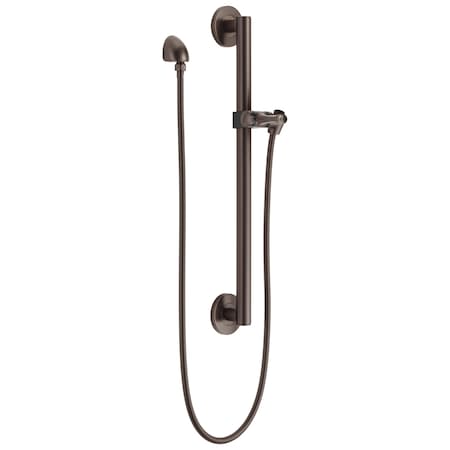 Delta Universal Showering Components Adjustable Slide Bar / Grab Bar Assembly with Elbow 51600-RB