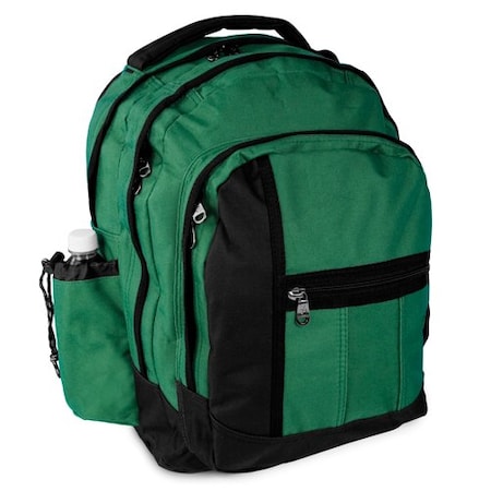 Propac Backpack, Canvas, 8" L, 12" W D2010WEST-GREEN