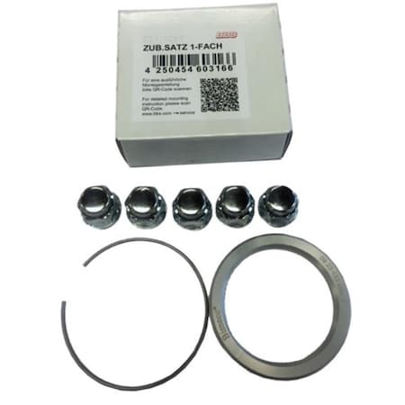 Track Usa 82 mm OD PFS Kit with 66.9 mm ID Ring, 82 mm Clip & Lug Nuts for Camaro & Corvette TR3858203