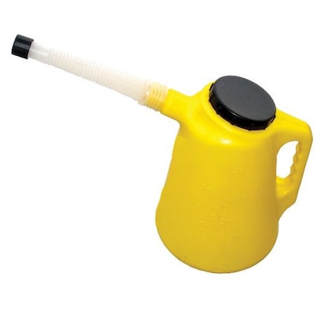 Zeeline Plastic Measure wFlexible Spout, 6 qt ZE760AR
