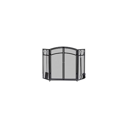 Panacea Fireplace Screen With Tools 15138
