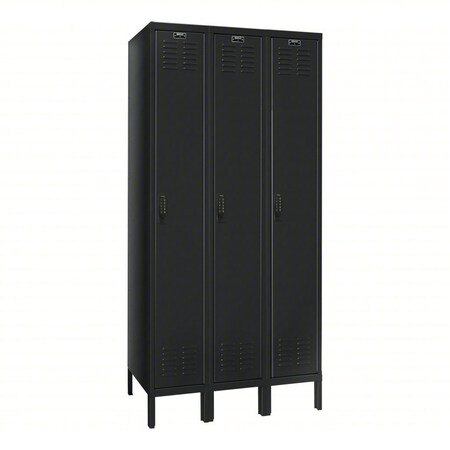 Hallowell Locker, 12 in W, 15 in D, 72 in H UEL3258-1A-ME