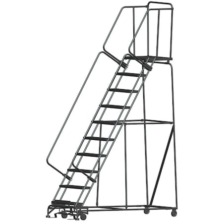 Ballymore Safety Rolling Ladder, Steel, 100 in.H 103221RSU