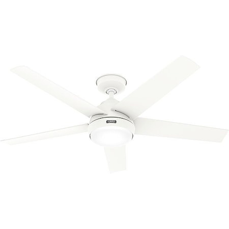 Hunter CeilingFan, White, 52inDia, 5Blade 52611