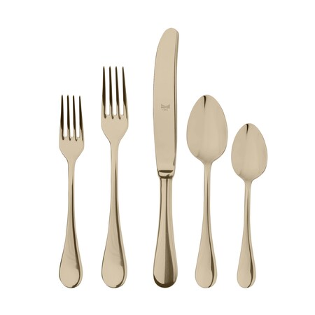 Mepra Brescia Champagne Flatware Set - 5 Pcs. 1020B22005C