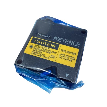 Keyence Laser Displacement Sensor, Sensor Head, Wide Type, Laser Class 2 LK-H027