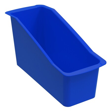 Storex Large Book Bin v2, Blue, 6PK 71222U06C