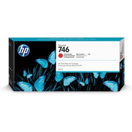 Hp HP 746, P2V81A Chromatic Red Original Ink Cartridge, 300 ml P2V81A