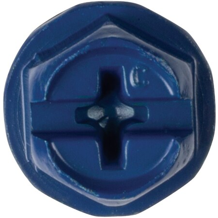 Simpson Strong-Tie Titen Turbo 1/4'' x 2-3/4'' Hex-Head Concrete and Masonry Screw Blue, 75 Ct. TNT25234HC75