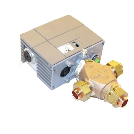 Johnson Controls Valve 1/2"Unsweat 3W 1.8Cv 24V Incr VG7882ES+8020G