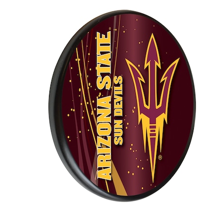 Holland Bar Stool Co Arizona State University 13" Solid Wood Sign WSgnPBlkArizSt