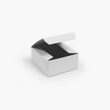 Nashville Wraps Recycled White 1 Piece Gift Boxes, 4x4x2, 100PK GW01A