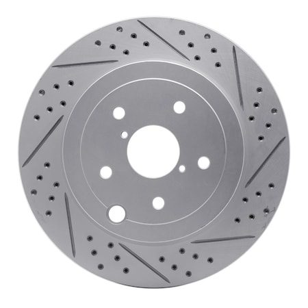 Dynamic Friction Co DFC Geoperformance Rotor - Drilled and Slotted 830-13022R