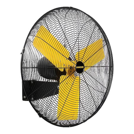 Master MountedFan, Yellow, 30inDia, Steel, 3Blade MAC-30WOSC