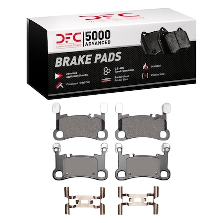 Dfc 5000 Advanced Disc Brake Pad Set,  1551-2166-01