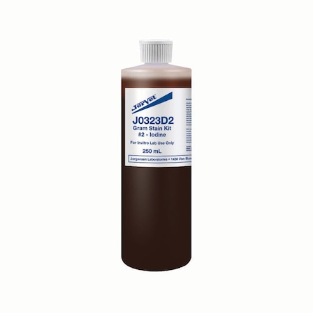 Jorgensen Laboratories JorVetg Stain, Iodine, 250mL J0323D2