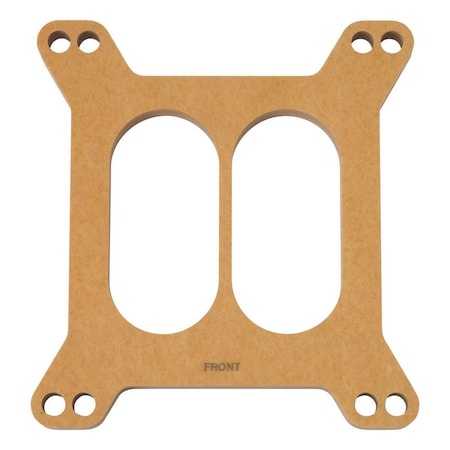 Edelbrock 8722 0.5 in. Wood Fiber Laminate Carburetor Spacer EDE8722