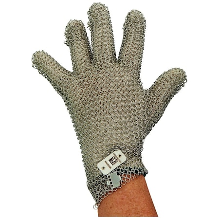 Workhorse Metal Mesh Big Ring Hand Protection Gloves with Clasp Closure USM1190-LWRK
