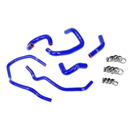 Hps Performance High Temp Reinforced Silicone Heater Coolant Hose Kit, Blue,  57-2014-BLUE