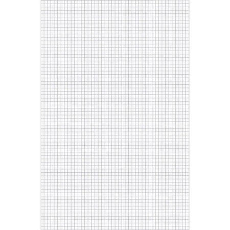 Ampad/ Of Amercn Pd&Ppr Ampad, QUADRILLE PADS, 4 SQ/IN QUADRILLE RULE, 11 X 17, WHITE, 50 SHEETS 22037