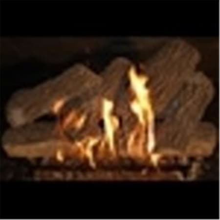 Wall-To-Wall 63 in. Hearth Distribution Split Oak Natural Gas Log WA3242289