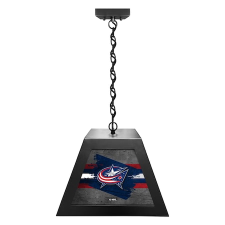 Holland Bar Stool Columbus Blue Jackets Pendant Box Light BxLM1