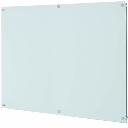 Aarco ClearVision Elegant Stand-Off Mounting Glass Markerboards 3mm Magnetic 48"x60" 3WGBM4860