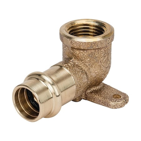 Nibco Crimp Fitting Elbow, 1/2 in Sz, 200 psi B066850PC