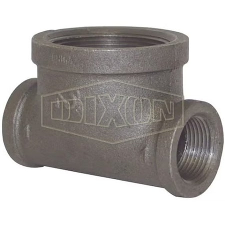 Dixon Bull Head Tee, 1 x 1 x 1-1/2 in, FNPT, Iron BHT1015