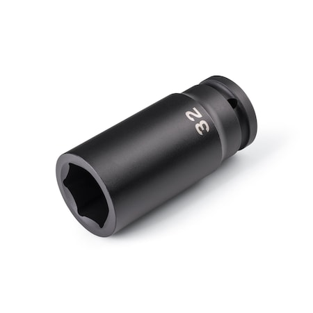 Tekton 3/4 Inch Drive x 32 mm Deep 6-Point Impact Socket SID33132